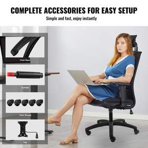 28\" <b>Swivel</b> <b>Office</b> <b>Chair</b> Base Replacement 2500 Lbs 4\" Stroke Durable and Stylish - Product Image 6