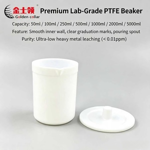 Vaso <span class=keywords><strong>de</strong></span> <span class=keywords><strong>Laboratorio</strong></span> <span class=keywords><strong>de</strong></span> PTFE Virgen <span class=keywords><strong>de</strong></span> Alta Pureza, 10ml-5000ml, Resistente a Ácidos y Álcalis, Antiadherente, Recipiente <span class=keywords><strong>de</strong></span> <span class=keywords><strong>Laboratorio</strong></span> para Análisis Químicos - Product Image 1