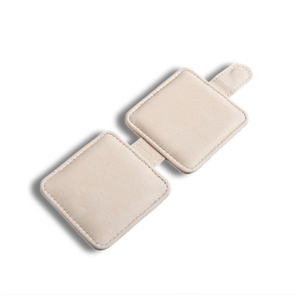 Simple Design Custom Color PU Leather Pouch Two Sides Mini Portable Compact Cosmetic <b>Mirror</b> - Product Image 4