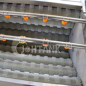Automatic Vegetable Peeling Machine <strong>Photo</strong> Carrot Ginger Cleaning and Peeling Machine Brush Roller Washing Peeling Machine Price - Product Image 4