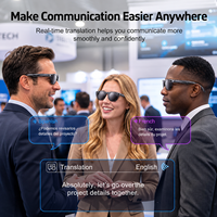Lunettes Intelligentes à Vision IA avec Caméra 8MP, Enregistrement Vidéo, Traduction en Temps Réel et Commande Vocale – Lunettes Connectées pour Hommes et Femmes