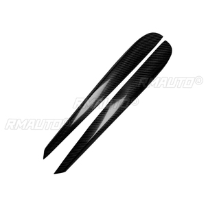1 par de cubiertas de fibra de carbono real para faros delanteros de coche, para Volkswagen Golf 6 Mk6 2009 2010 2011 2012, accesorios para coche - Product Image 2