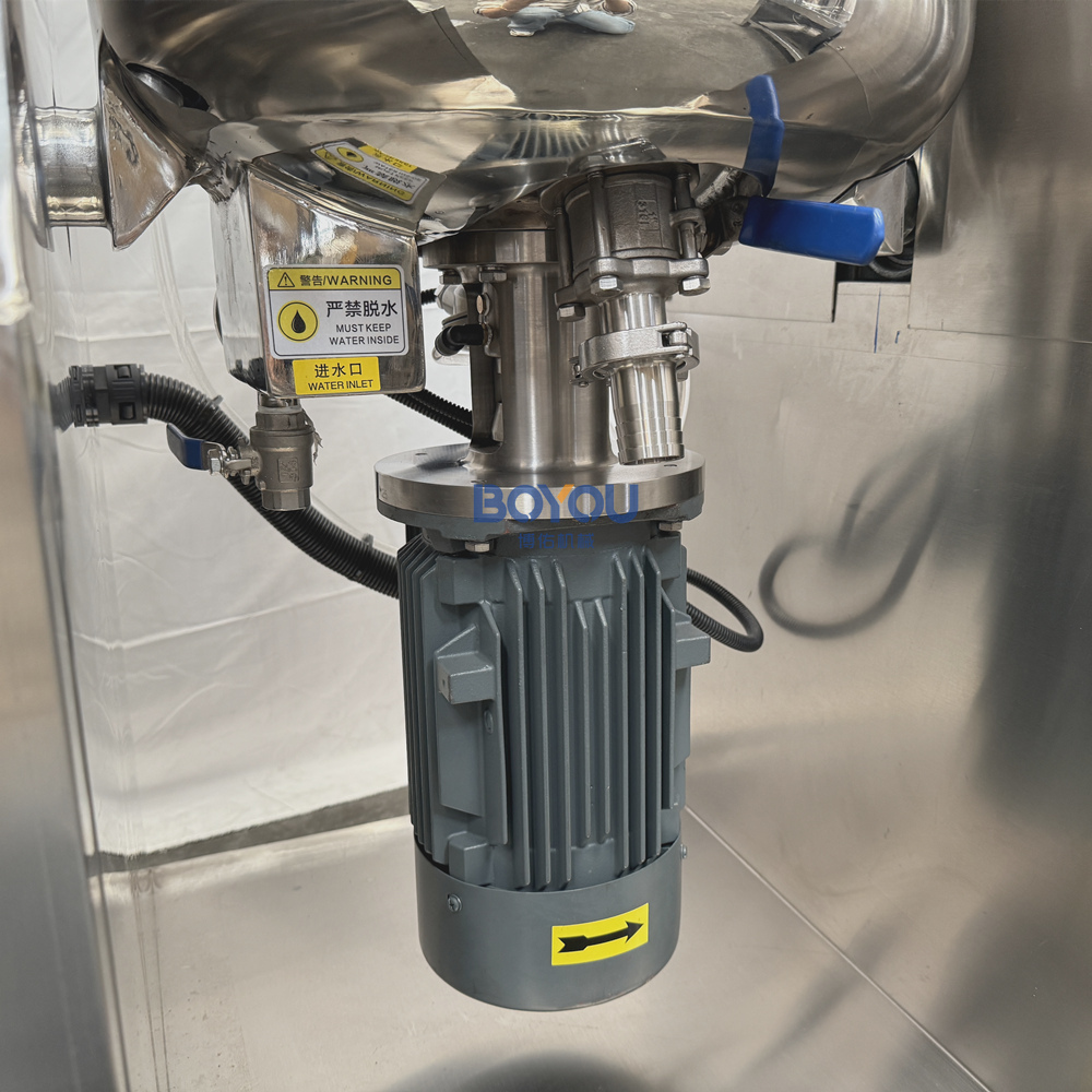 Wholesale Supplier SS316 Electric Heating Hydraulic Lifting 20L Emulsifying Homogenizer Mixer Machine For Shampoo Production · image 5