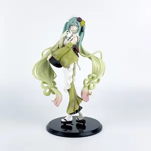 Thiết Kế Mới Nhật Bản Anime Hình Parfait Đôi Đuôi Ngựa Matcha Áo Dài Hatsune Mikus Bộ Sưu Tập Hình