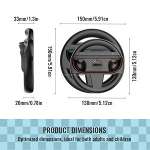 PG-SW2054符合人体工程学的赛车轮，用于开关<span class=keywords><strong>2</strong></span>控制器，用于任天堂，用于开关<span class=keywords><strong>2</strong></span>手柄手柄<span class=keywords><strong>2</strong></span>手柄游戏配件 - Product Image 3