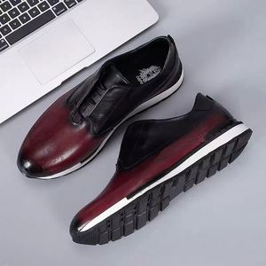Chaussures pour hommes en cuir véritable, légères, confortables, décontractées, de luxe, pour l'automne, mariage, bureau, sport, mode - Product Image 4