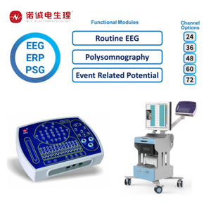 ระบบวิดีโอทางการแพทย์สำหรับการตรวจการนอนหลับแบบโพลีซอมโนกราฟี (PSG)  24-72 ช่องสัญญาณ พร้อมอินเทอร์เฟซทางคลินิกของโรงพยาบาล สำหรับการตรวจการนอนกรน  พร้อมระบบ ERP และ EEG - Product Image 1