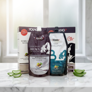 Colorant capillaire professionnel de qualité salon OEM – Crème permanente personnalisable pour une couverture complète des cheveux gris - Product Image 2
