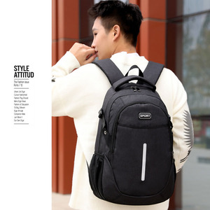 Custom Wholesale Promotion Cheap Stock Waterproof <b>Backpack</b> Large Capacity Outdoor Travelling College School <b>Student</b> <b>Backpack</b> - Product Image 5
