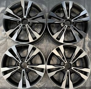 Cerchio in Lega Flow Forming Nero Xinlin 17 18 Pollici per <span class=keywords><strong>Mercedes</strong></span>-Benz W205 V205 <span class=keywords><strong>S205</strong></span> FM585 Classe C 5X112 Cerchione per Auto Passeggeri - Product Image 4