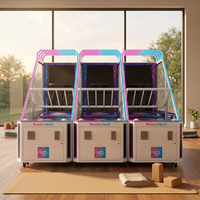 Machine de tir au basket-ball de rue pour enfants à monnayeur, usage commercial, accepteur de billets métallique, pour 6 ans et plus, divertissement d'arcade