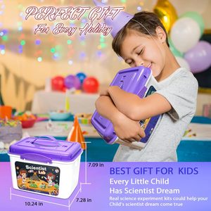 6-12 Năm Trẻ Em Giáo Dục STEM Khoa Học Kit 70 + Pcs DIY Phòng Thí Nghiệm Áo Nhà Khoa Học Trang Phục Cho Khoa Học Phòng Thí Nghiệm Khoa Học Kỹ Thuật Đồ Chơi - Product Image 5