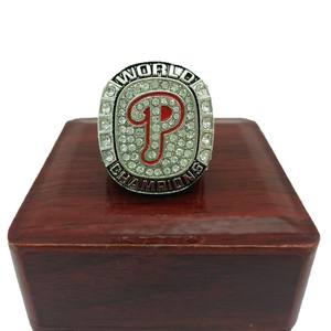 Bague de champion MLB 2017 des Astros de Houston authentique, en alliage classique plaqué argent avec pierres précieuses de laboratoire, best-seller transfrontalier - Product Image 1