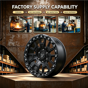 Rines de 17 y 18 Pulgadas, 5 y 6 Birlos, 6x139.7, 5x127, 4x4, Estilo Beadlock para Toyota Land Cruiser LC200/LC300, Isuzu D-MAX, MU-X, Ford F-150 - Product Image 4