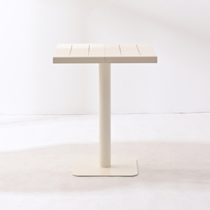 Tavolo da Pranzo Quadrato Bianco per 2 Persone, Moderno, in Plastica, per <span class=keywords><strong>Esterni</strong></span>, per Caffè, Negozi e Ristoranti - Vendita all'Ingrosso - Product Image 3