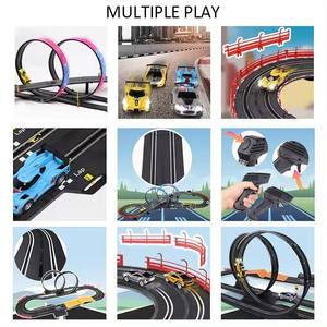 4 Autos de Carreras de Alta Velocidad, Pista de Autos Eléctricos o a Batería, Regalos y Juguetes para Niños de 6, 7, 8-12 Años con Juegos de Pistas de Carreras - Product Image 3