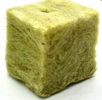 Cubes de laine minérale de 1 pouce pour l'hydroponie, pour les petites et moyennes exploitations agricoles et les serres de culture de légumes