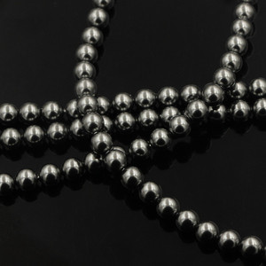 Chất Lượng Cao 5810 Chuỗi Vòng Hình Dạng Lỏng Tối Màu Xám Giả Ngọc Trai Hạt Với Lỗ Cho Thời Trang Phụ Nữ Vòng Cổ Đồ Trang Sức Làm - Product Image 4