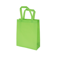 Sac de courses réutilisable en non-tissé laminé couleur unie pour supermarché