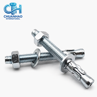 Boulon d'ancrage à marteau standard GB M10 M12, marque ChuanHao, extra long, zingué, métrique