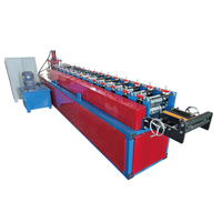 Machine de profilage à froid pour sections de portes à enroulement en aluminium, machine de formage à froid pour lames de portes métalliques avec moteur et pompe