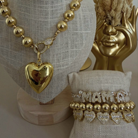LS-B10131 Collier tendance avec pendentif en forme de coquillage, étoile de mer et crabe doré, perles et pierres, délicat, avec nœud en zircon, bijoux pour femmes