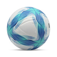 Ballon de football thermocollé imperméable taille 5, surface PU antidérapante, pour compétition