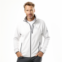 Veste en molleton micropolaire de haute qualité pour hommes, veste d'hiver lourde à fermeture éclair personnalisée