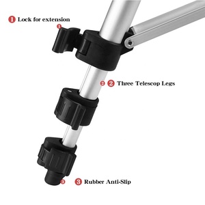 Takenoken Mobile Stand Telefon halter Ring Licht Vlogging Kit Videokamera Stativ Ständer mit Smartphone Clip Fernbedienung - Product Image 4