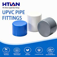 Embout en PVC pour l'irrigation, bouchon de tuyau résistant aux UV pour l'agriculture, l'irrigation des jardins, anti-corrosion, certifié ISO9001 CE