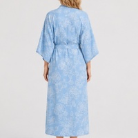 Vêtements de détente écologiques pour femmes, pyjama en bambou personnalisé, robe de chambre femme, kimono sexy, peignoir respirant, vêtements de nuit grande taille, chemise de nuit