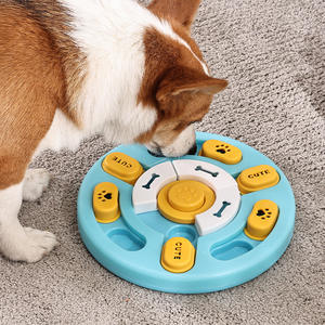 Jouet interactif pour chien de luxe, puzzle pour chien, distributeur de friandises lent, forme de <span class=keywords><strong>pizza</strong></span> antidérapante, jouets pour chien, distributeur de friandises lent - Product Image 4