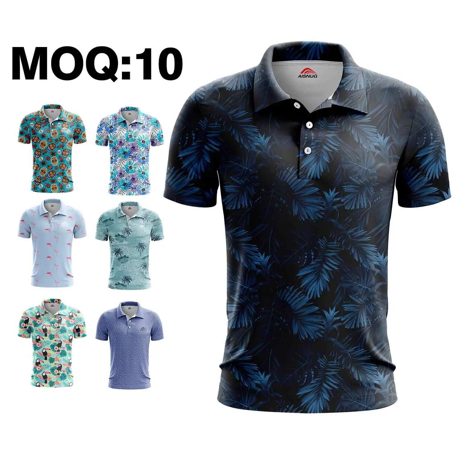children women slim fit all over print clothes polyester custom man boys men shirts golf polo t-shirts