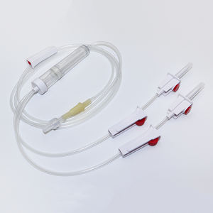 Aparato de transfusión de sangre de administración médica Juego de transfusión de sangre desechable con dos picos - Product Image 3