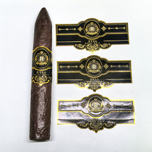 Cigar Seal Sticker Label <strong>Security</strong> Label Fluorescent Bronzing Process Customized Cigarette Sealing Label - Product Image 1