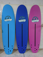 Planche de surf souple IXEP en mousse EPS haute densité avec fond en HDPE lisse, logo personnalisable, accessoire pour l'eau de mer - Laminage à chaud