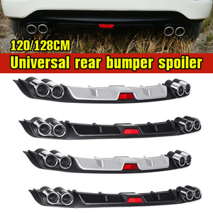 Spoiler Universale per Paraurti Posteriore <span class=keywords><strong>118</strong></span>-128cm - Diffusore in Plastica ABS Compatibile con VW, <span class=keywords><strong>BMW</strong></span>, Mercedes, Audi, Ford - Product Image 2