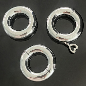 HM不锈钢金属阴茎锻炼器阴囊负重锁定环五金加重男性公鸡环 - Product Image 4