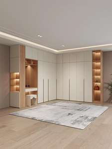 Armario de Dormitorio Personalizado con Tocador Integrado, Juego de <span class=keywords><strong>Muebles</strong></span> Ecológicos de Gran Almacenamiento, Diseño Gratuito, Hecho en China - Product Image 5