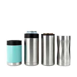 Slim Can Cooler in acciaio inossidabile, supporto per lattine a doppia parete isolato per mantenere il freddo all'ingrosso - Product Image 1
