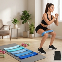 Juego de Bandas de Resistencia de Goma, Bandas de Ejercicio de Goma, Bandas de Bucle de Goma para Fitness, Gimnasio, Yoga, Entrenamiento OEM
