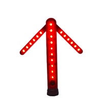 Trípode Luz indicadora de emergencia Carga USB Luz de advertencia de tráfico Vehículo Luz indicadora de dirección plegable