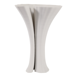 Vaso contemporaneo stampato in 3D per l'arredamento del soggiorno, vaso decorativo per fiori per camera da letto, casa e ufficio, elegante per la casa. - Product Image 1