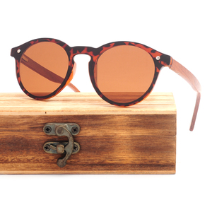 Gafas de sol con marco de madera, lentes de sol con marco de madera, diseño italiano, CE - Product Image 3