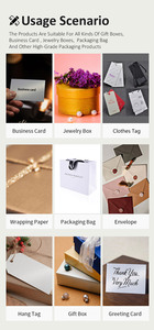 Papel de Cartulina de Colores Especiales de 120 g/m² y 200 g/m², Papel para Manualidades y Arte, para Empaque de Joyería, Relojes y Perfumes de Lujo - Product Image 6