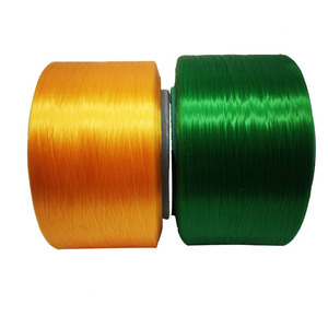Dope nhuộm sợi <span class=keywords><strong>polyester</strong></span> FDY <span class=keywords><strong>150D</strong></span>/<span class=keywords><strong>48F</strong></span> sáng trilobal Vàng nhuộm màu <span class=keywords><strong>Polyester</strong></span> Filament sợi cho chỉ khâu - Product Image 2
