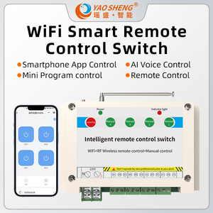 Умный Wi-Fi выключатель света с голосовым управлением и дистанционным управлением через приложение, требуется нейтральный провод для домашней автоматизации - Product Image 1