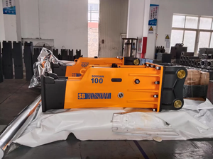 SB100 Box Type Hydraulic Breaker with Bearing New Construction for Mining Industries Featuring Motor Core Chisel Component - Product Image 2