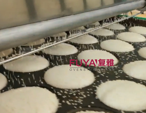 <span class=keywords><strong>Horno</strong></span> de túnel completamente automático/línea de producción de bollos de hamburguesa industrial/aspersor de sésamo - Product Image 6