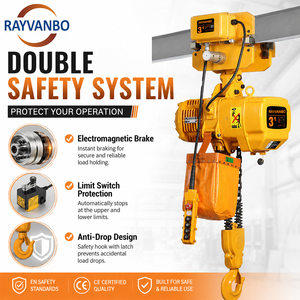 Palanca Eléctrica HHBB Rayvanbo 1ton 2ton 3ton 5ton HHBB <span class=keywords><strong>Polipasto</strong></span> Eléctrico de <span class=keywords><strong>Cadena</strong></span> Tipo Carro Manual Palanca Eléctrica de <span class=keywords><strong>Cadena</strong></span> - Product Image 3